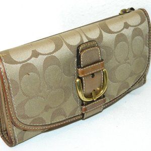 Coach Trifold Monogram Long Wallet